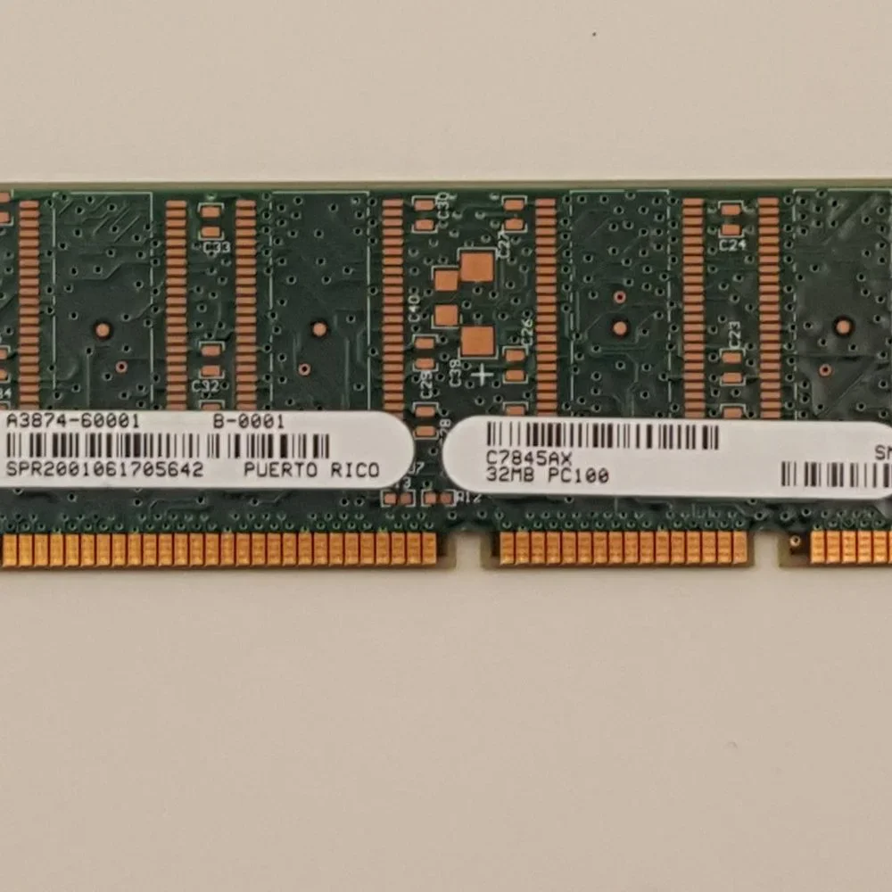 HP C7845AX 32MB 100-pin SDRAM DIMM [ Dual Inline Memory Module A3874-60001